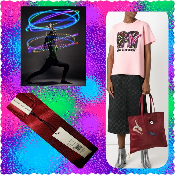 Marc Jacobs "Vintage Collage Wingman" Tote - Picture 3 of 9